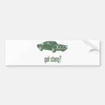 1965 Ford Mustang Fastback Bumper Sticker