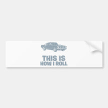 1965 Ford Mustang Fastback Bumper Stickers