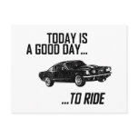 1965 Ford Mustang Fastback Post Card