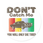 1965 Ford Mustang Fastback Round Stickers