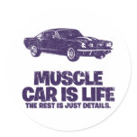 1965 Ford Mustang Fastback Sticker