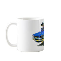 1966-67 GTO Blue Car Coffee Mug