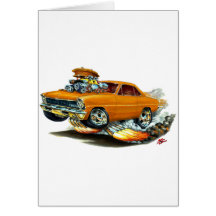 1966-67 Nova Orange Car Card