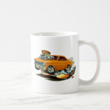 1966-67 Nova Orange Car Coffee Mugs