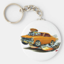 1966-67 Nova Orange Car Key Chain