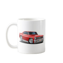 1966-67 Nova Red Car Coffee Mug