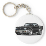 1966 Chevelle Black Car Key Chain