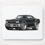 1966 Chevelle Black Car mousepads