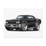 1966 Chevelle Black Car Postcards