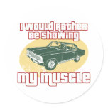 1966 Chevrolet Nova SS Round Sticker