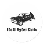 1966 Chevrolet Nova SS Round Sticker