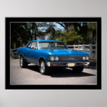 1966 Chevy Chevelle Muscle Car Poster