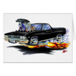 1966 El Camino Black Truck Card