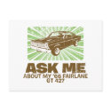 1966 Ford Fairlane GT 427 postcards