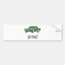 1966 Ford Mustang Coupe Bumper Stickers