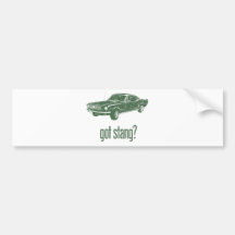 1966 Ford Mustang Fastback Bumper Sticker