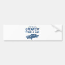 1966 Ford Mustang Fastback Bumper Sticker