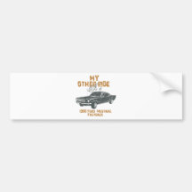 1966 Ford Mustang Fastback Bumper Stickers