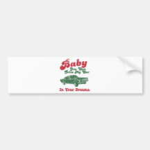 1966 Ford Mustang Fastback Bumper Stickers
