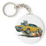 1967-68 Firebird Gold-Black Top Keychain