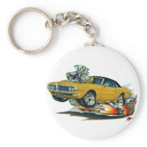 1967-68 Firebird Gold-Black Top Keychain