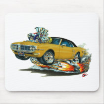 1967-68 Firebird Gold-Black Top Mouse Pad