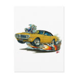 1967-68 Firebird Gold-Black Top Post Card
