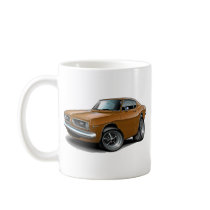 1967-69 Barracuda Brown Car Coffee Mug