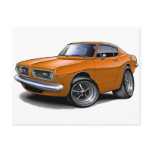 1967-69 Barracuda Orange Car Postcards