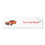 1967 Camaro SS: Orange Finish: 3D Model: Bumper Sticker