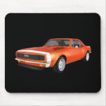 1967 Camaro SS: Orange Finish: 3D Model: mousepads