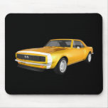 1967 Camaro SS: Yellow Finish: 3D Model: mousepads