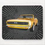 1967 Camaro SS: Yellow Finish: Mousepad