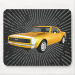 1967 Camaro SS: Yellow Finish: Mousepad