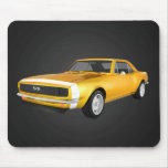 1967 Camaro SS: Yellow Finish: Mousepad