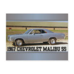 1967 CHEV SS POST CARD