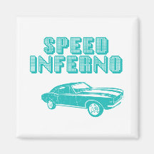 1967 Chevrolet Camaro SS 396 Fridge Magnet