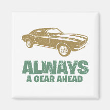1967 Chevrolet Camaro SS 396 Fridge Magnets