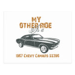 1967 Chevrolet Camaro SS 396 Post Cards
