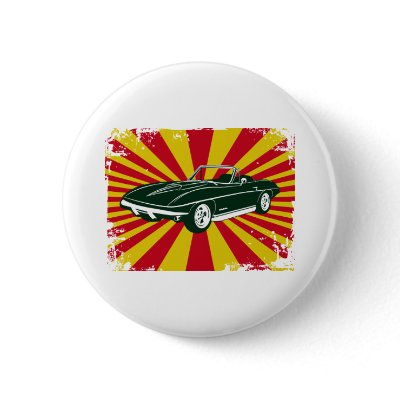 1967 Chevrolet Corvette 427 L88 Pinback Buttons by MuscleDude