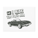 1967 Chevrolet Corvette 427 L88 Postcard