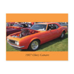 1967 Chevy Camaro Post Cards