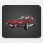 1967 Corvette: Sports Car: Candy Apple: Mousepad