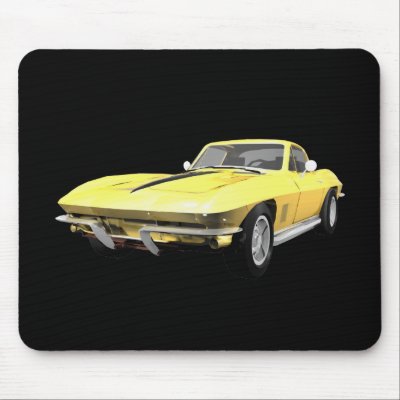 1967 Corvette Sports Car: Yellow Finish by spiritswitchboard