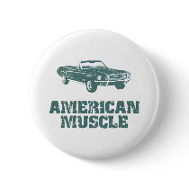 1967 Ford Mustang Convertible Pinback Button