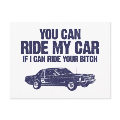 1967 Ford Mustang Coupe Postcard by MuscleDude