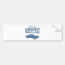 1967 Ford Mustang Fastback Bumper Sticker