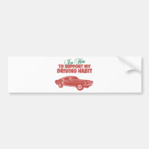1967 Ford Mustang Fastback Bumper Sticker