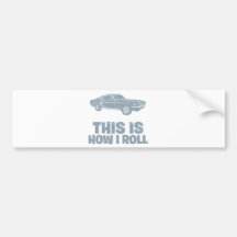 1967 Ford Mustang Fastback Bumper Sticker