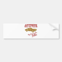 1967 Ford Mustang Fastback Bumper Sticker